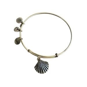 Alex and Ani Gold Scallop Shell Beach Charm Bracelet